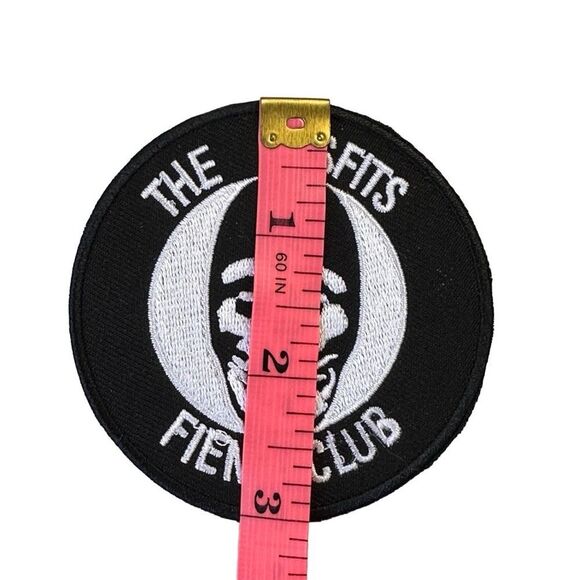 The Misfits Fiend Club Punk Rock Band Iron On Embroidered Patch - Picture 2 of 3